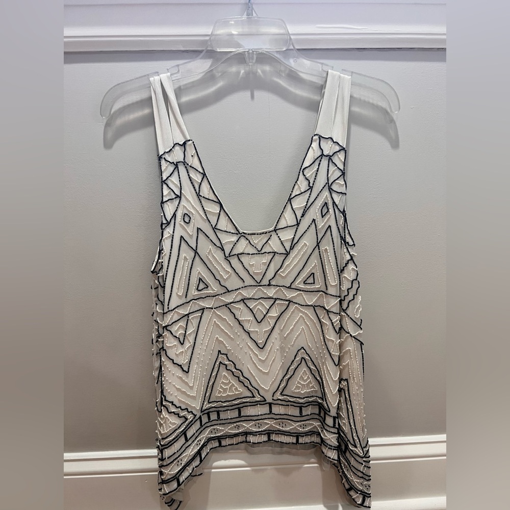 Parker Nadia Beaded tank top